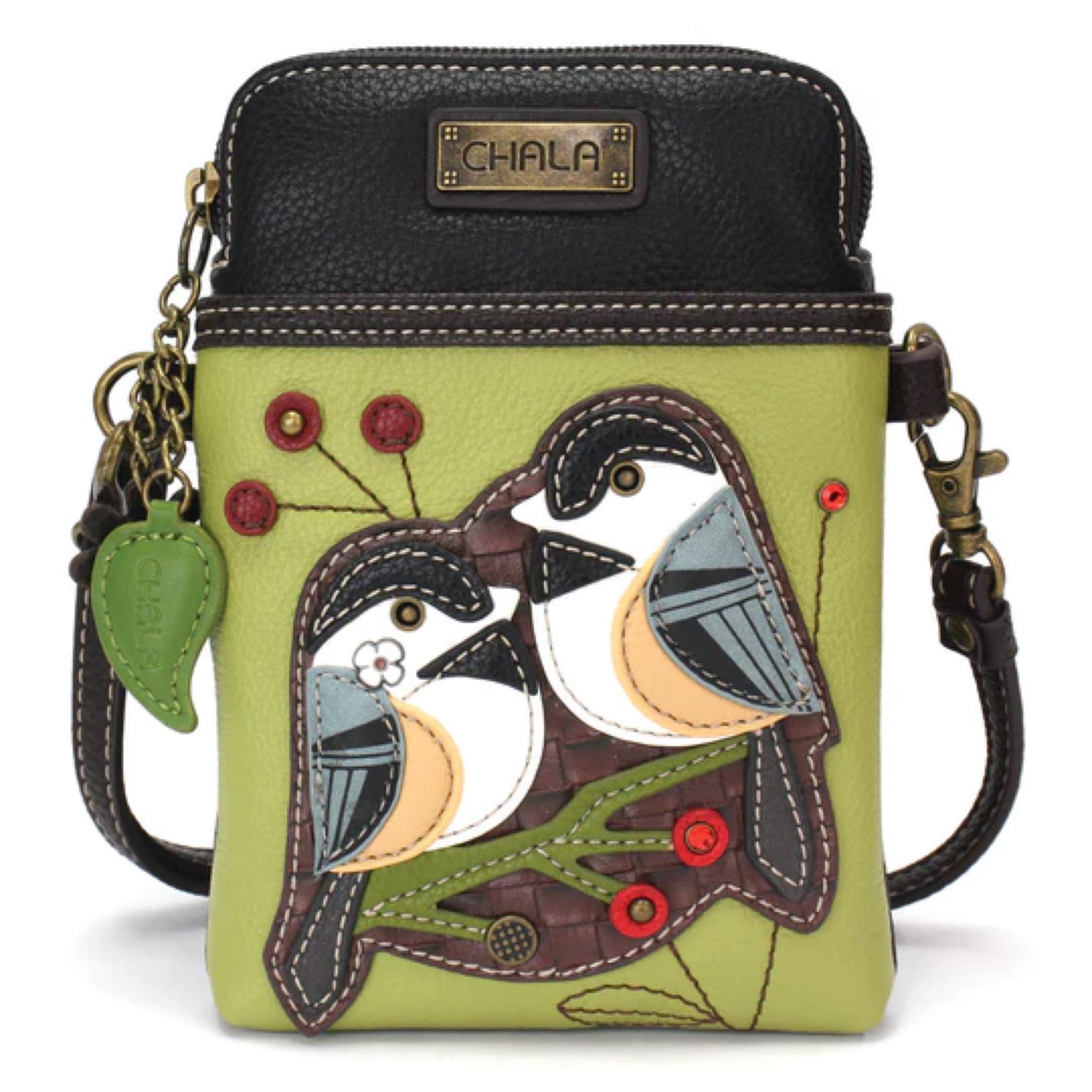 Chala Cell Phone Crossbody Red Parrot